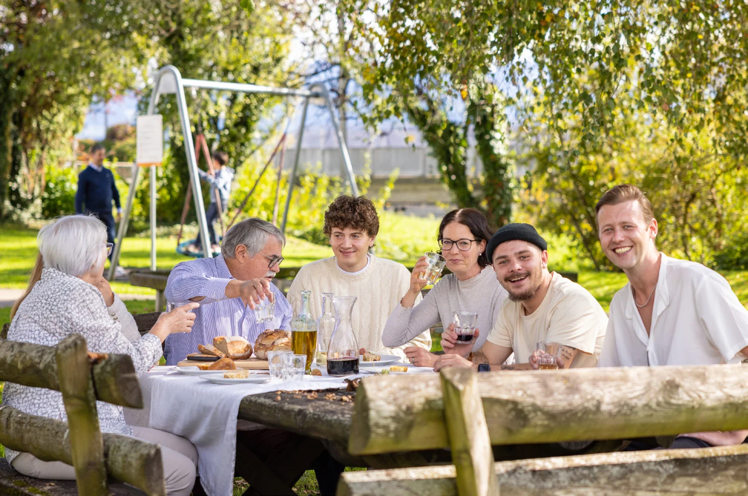 Nature group panoramic